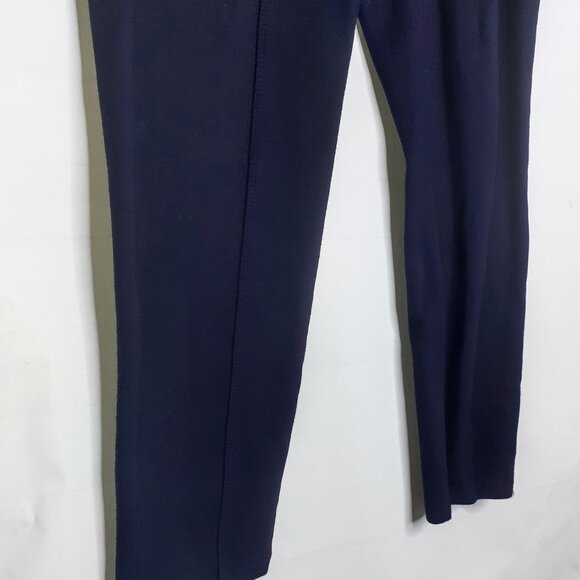 Style & Co Size 18 Dark Navy Pointe Stretch Pencil Pants Women's Pull On Plus - Picture 4 of 6